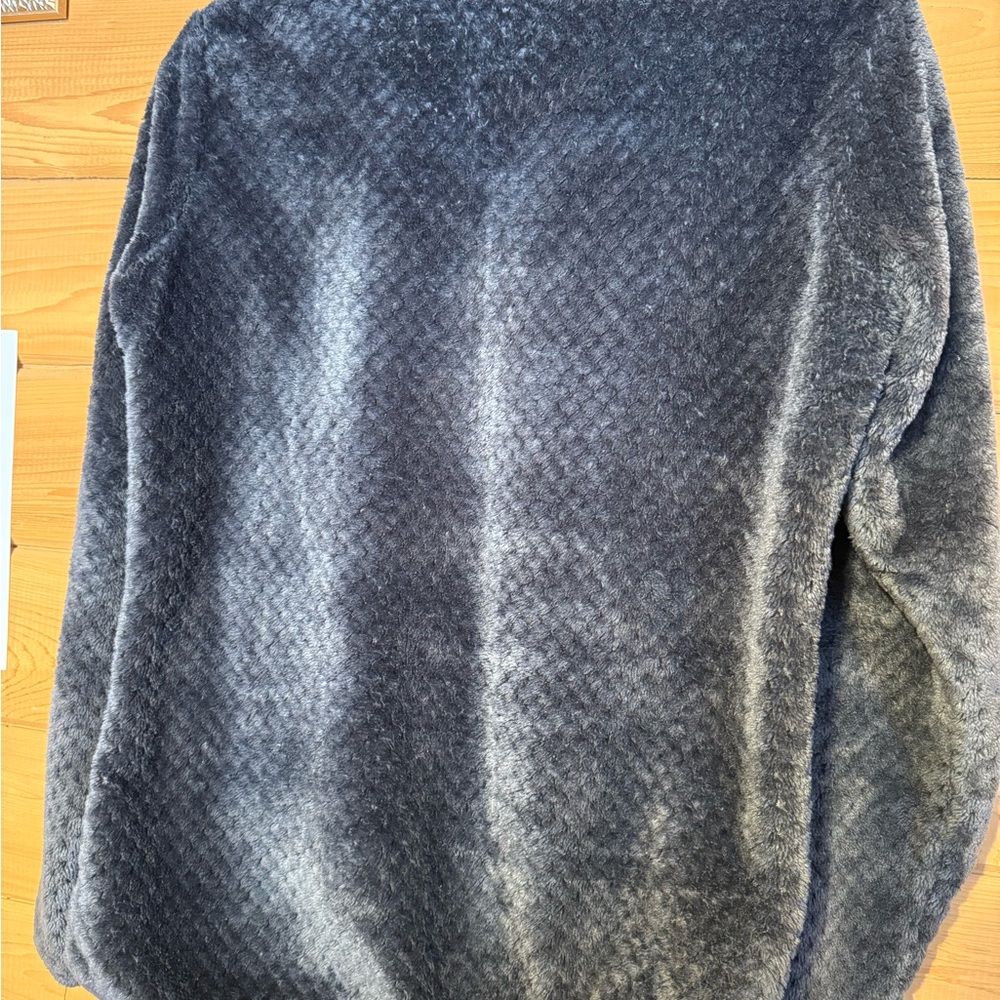 Columbia Charcoal Fleece Jacket Size Medium - Picture 5 of 5